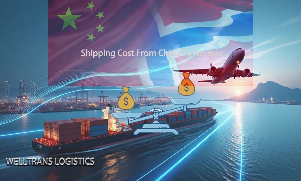 Shipping cost comparison from China to Norway