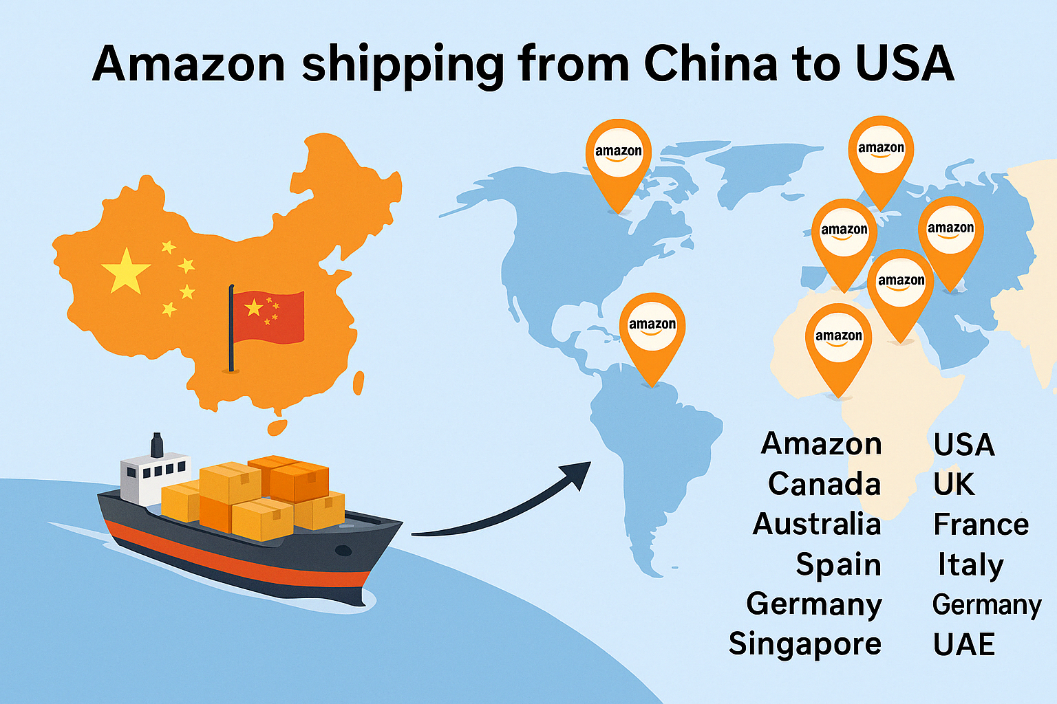 FBA from China to Worldwide