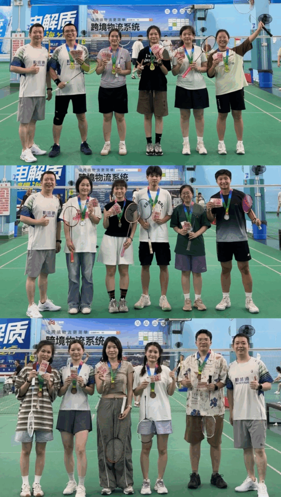 Team Falcon – Champion of Welltrans 2025 Employee Badminton Tournament