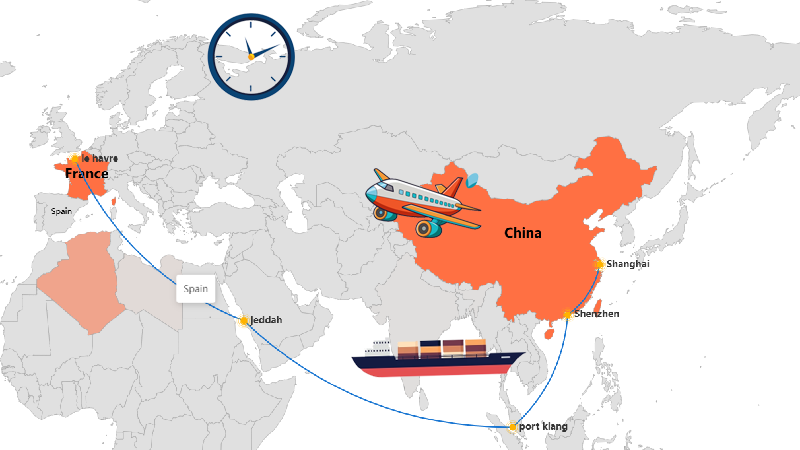 How-Long-Shipping-From-China-To-France