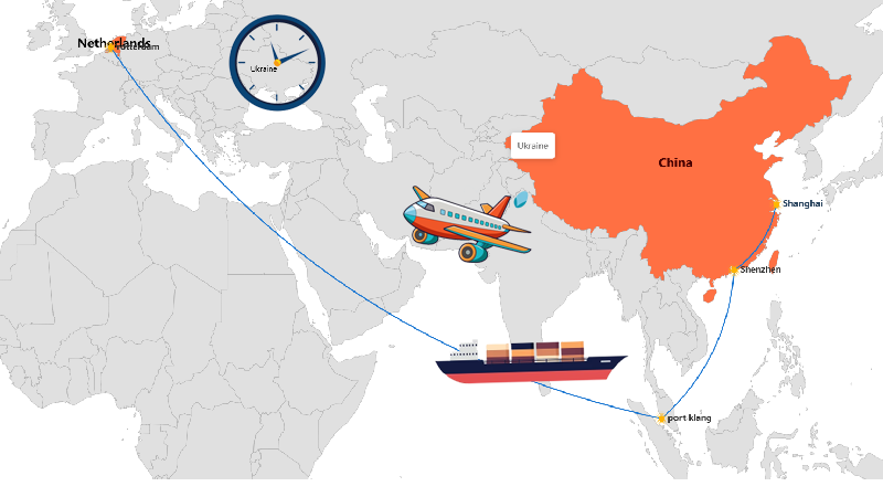 How Long Shipping From China To The Netherlands And Holland