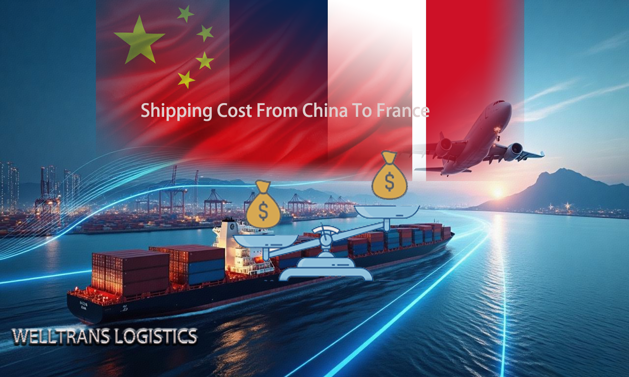 Shipping cost comparison from China to France