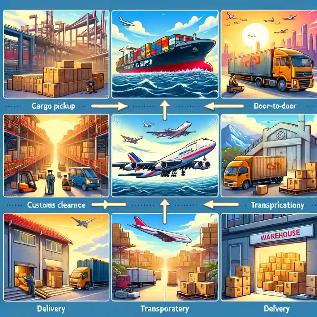 Detailed Steps for Door to Door Shipping from China to USA