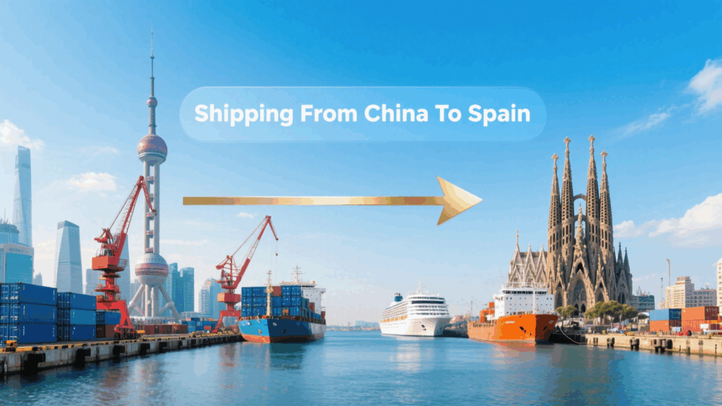 shipping from china to spain ocean freight