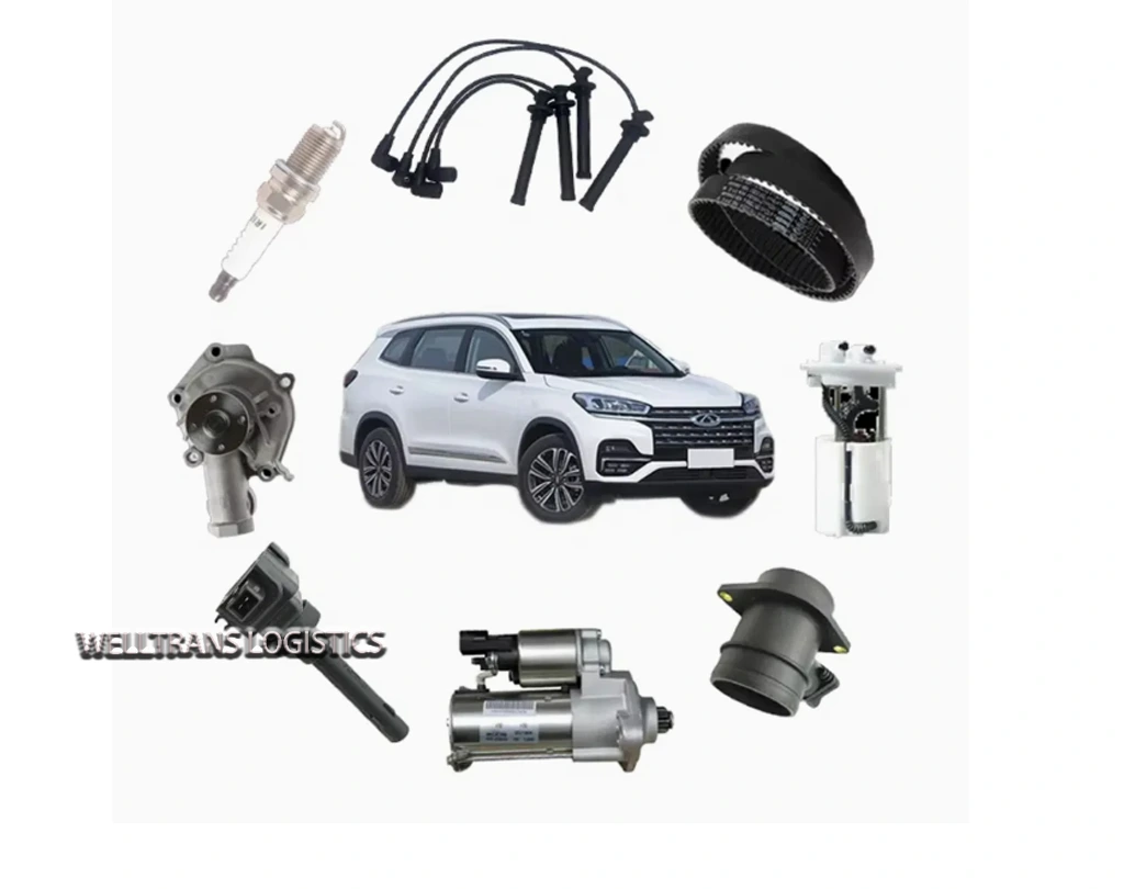 40'HQ container of auto spare parts at Yantian port for Los Angeles on Aug 2025