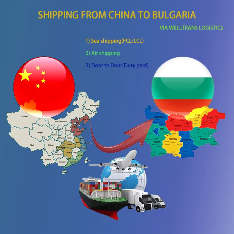 shipping from china to Bulgaria