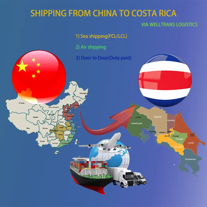 FeaturedImage Shipping from China to Costa Rica