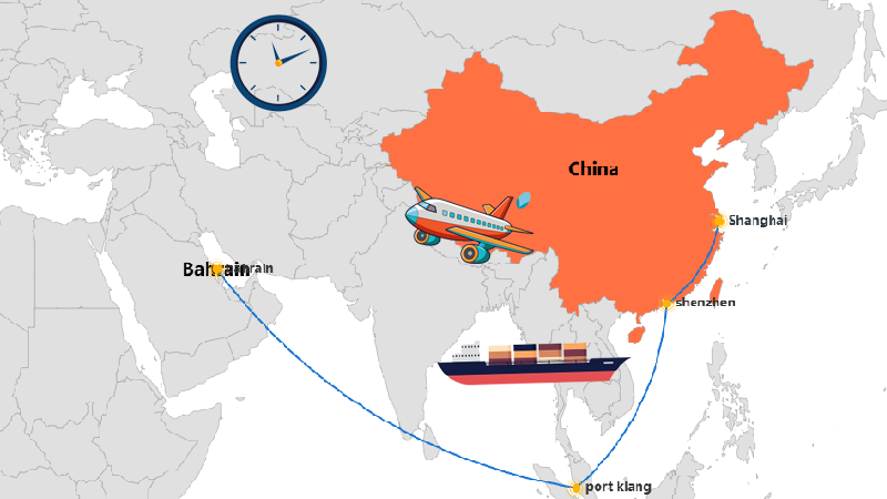 How Long Shipping From China To Bahrain