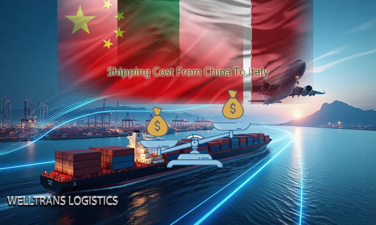 Shipping cost comparison from China to Italy