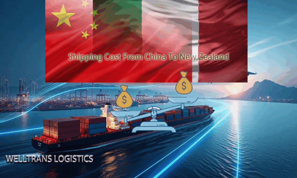 Shipping cost from China to New Zealand