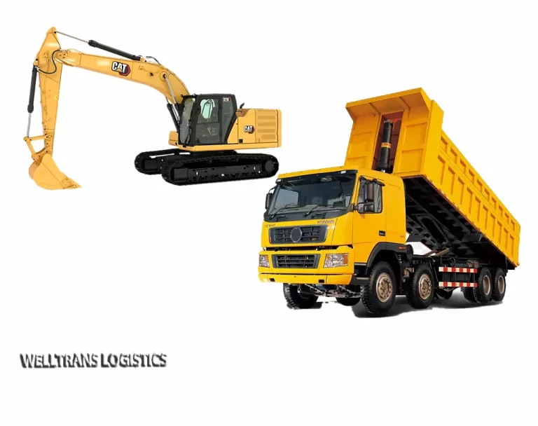 feature shipping case excavators trucks hydraulic breakers from shanghai to los beach
