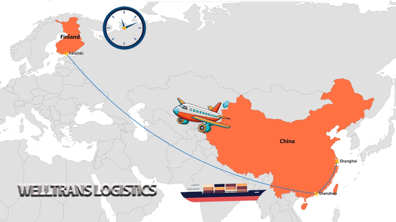 How Long Shipping From China To Finland