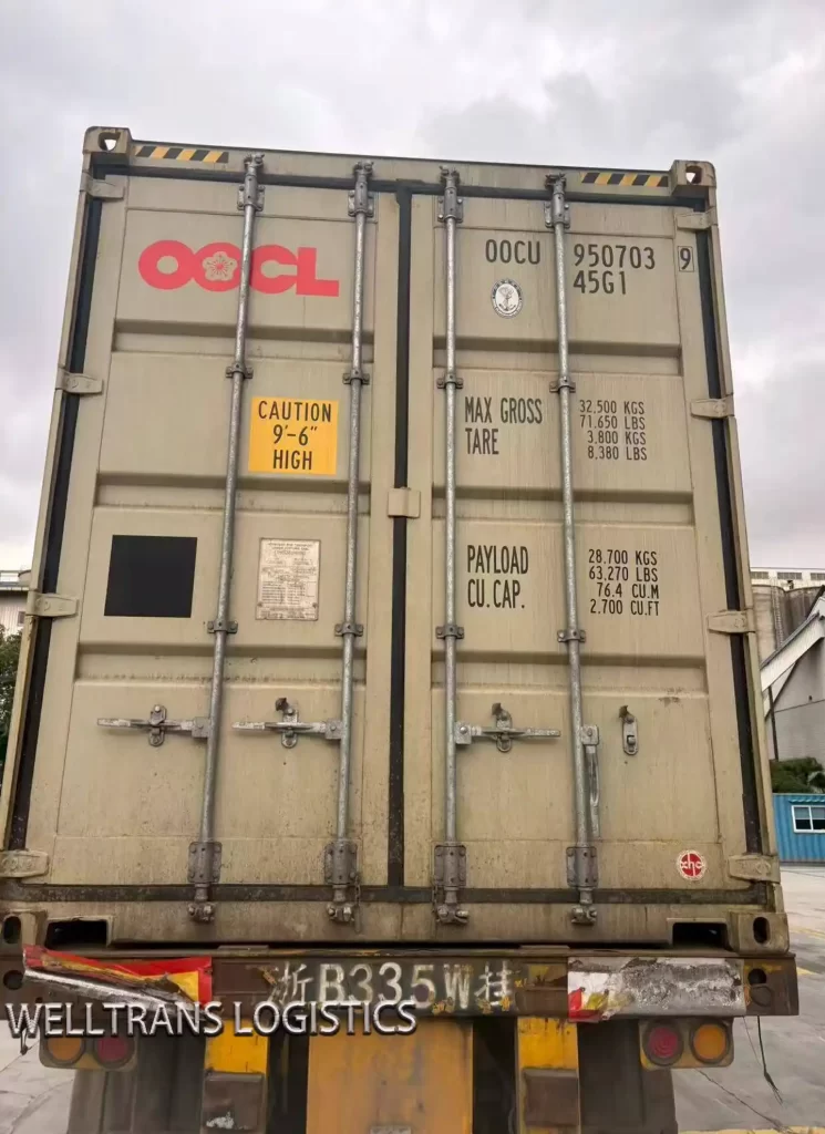 loading picture shipping case gifts from ningbo to los angeles