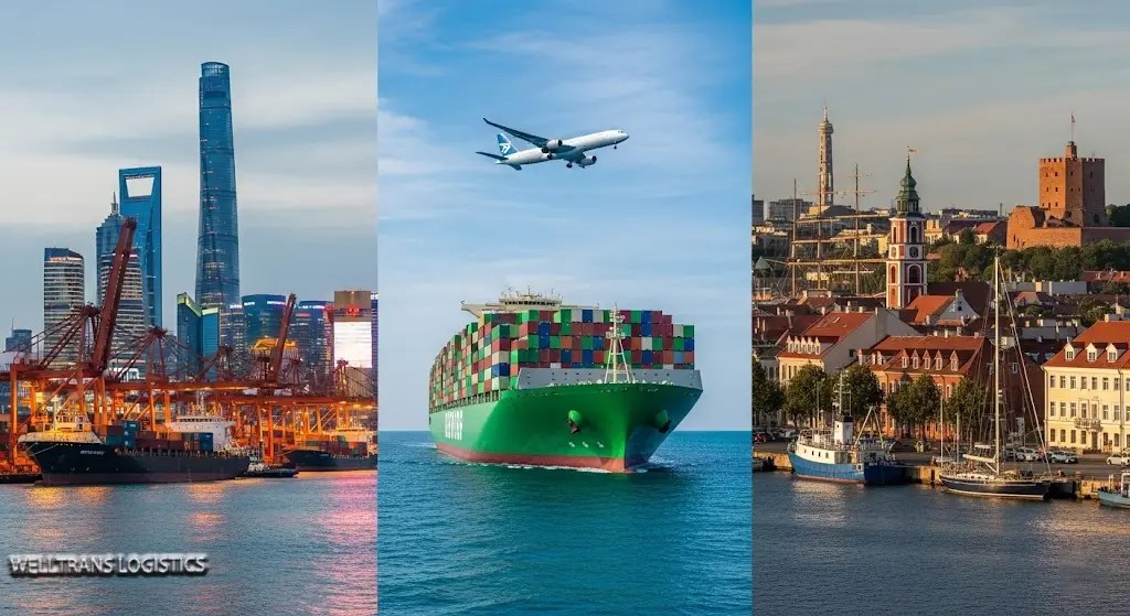 PORT PAIR FROM CHINA LITHUANIA