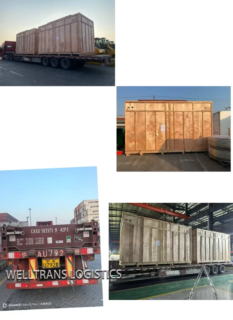 loading picture shipping case from china to usa shanghai to savannah 40fr