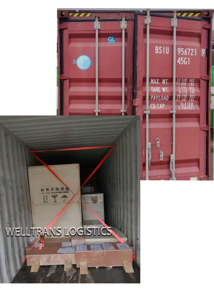loading picture shipping case shipping from ningbo to long beach