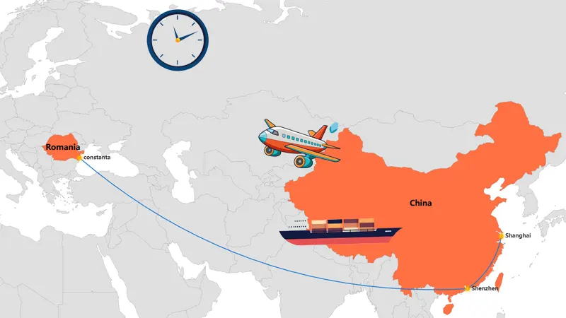 How Long Shipping From China To Romania