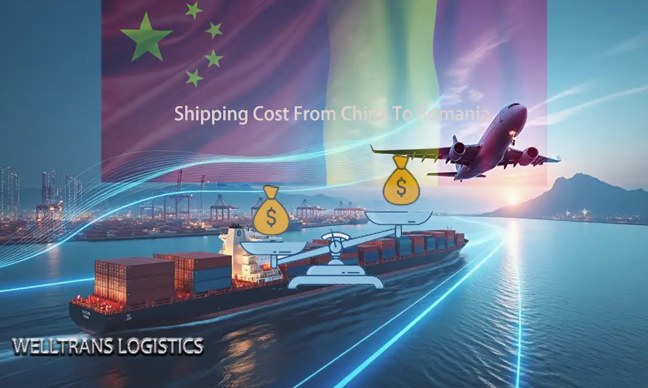 Shipping cost comparison from China to Romania