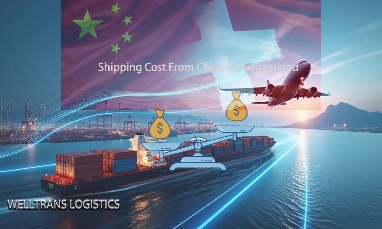 Shipping cost comparison from China to Switzerland