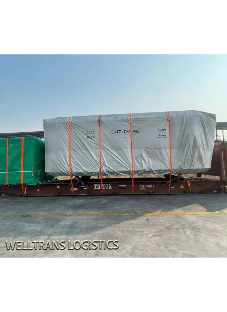 loading picture shipping case from qingdao to los angeles