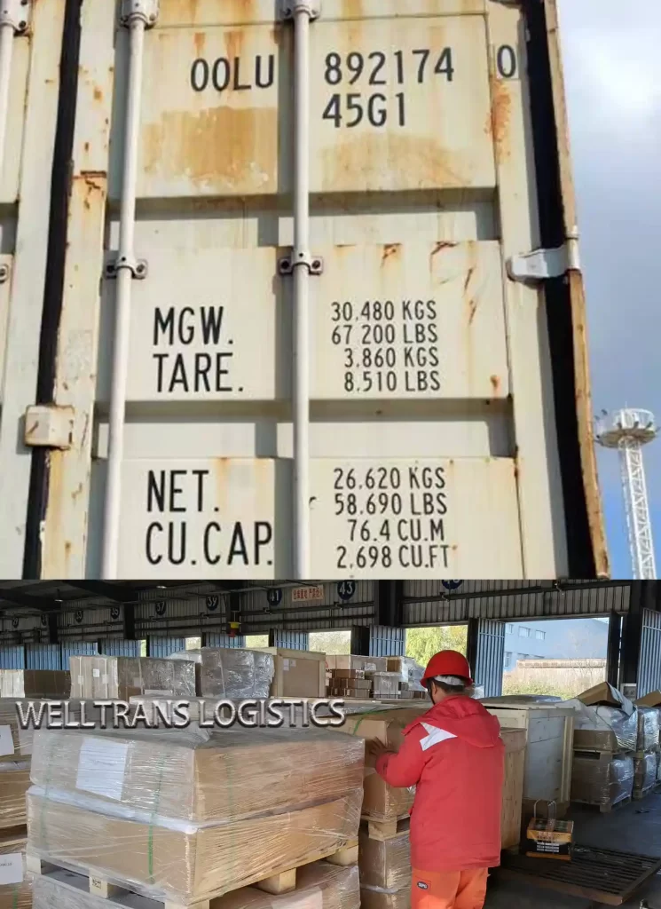 loading picture shipping case water heat pumps from ningbo china to nashville usa