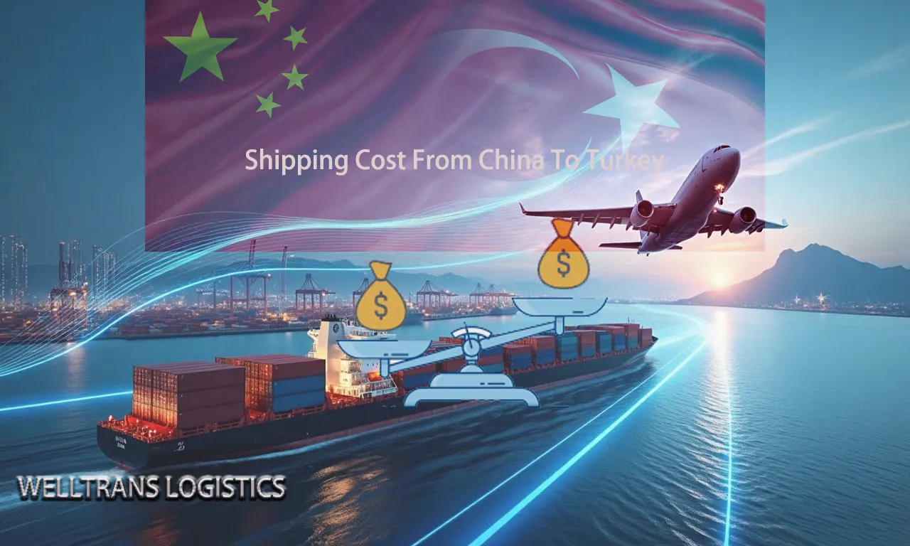 Shipping cost comparison from China to Turkey