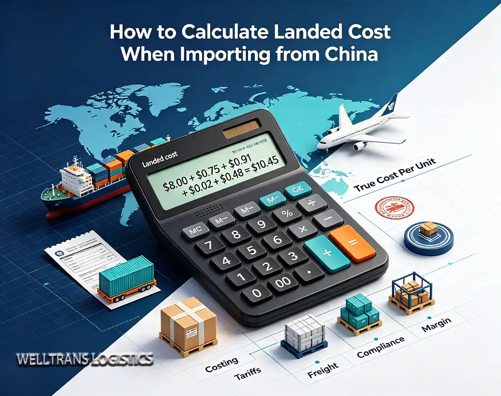 calculate landed cost importing China