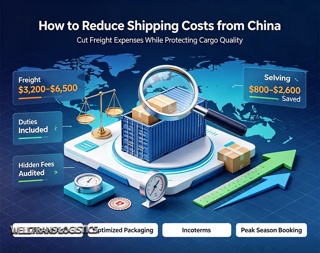 reduce shipping costs China